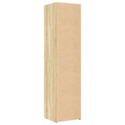 Berkfield Home Highboard Sonoma Oak 50x42.5x185 cm Engineered Wood in Brown - thumbnail 6
