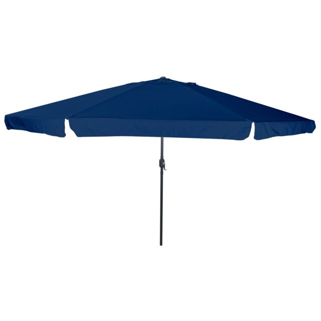 Berkfield Home Garden Parasol 395 cm x 245 cm Azure Blue - image 1