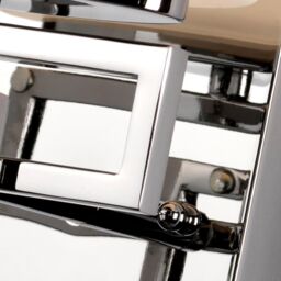 Netlighting Lanza 1 Light Bathroom Wall Light Polished Chrome IP44 G9 in Grey - thumbnail 5