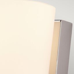 Netlighting Lanza 1 Light Bathroom Wall Light Polished Chrome IP44 G9 in Grey - thumbnail 2