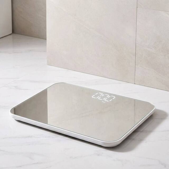 FLAVORA New Electronic Scales Home Body Called Accurate Adult in Silver - image 1