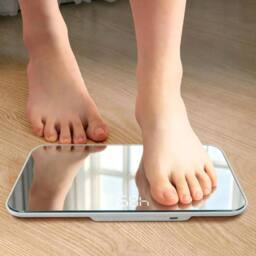FLAVORA New Electronic Scales Home Body Called Accurate Adult in Silver - thumbnail 4