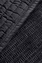 Catherine Lansfield 'Velvet Pinsonic' Quilted Bedspread in Black - thumbnail 2