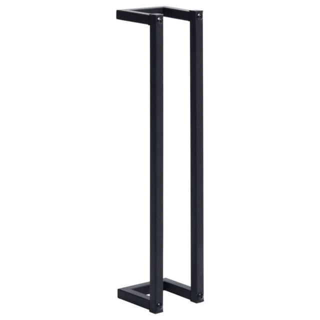 Berkfield Home Towel Rack Black 12.5x12.5x60 cm Iron - image 1