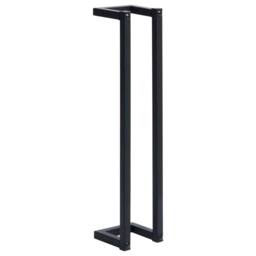 Berkfield Home Towel Rack Black 12.5x12.5x60 cm Iron - thumbnail 1