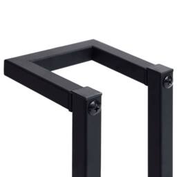 Berkfield Home Towel Rack Black 12.5x12.5x60 cm Iron - thumbnail 6