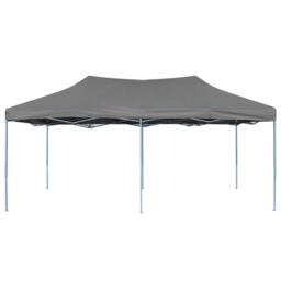 Berkfield Home Folding Pop-up Partytent 3x6 m Anthracite in Black - thumbnail 2