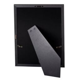 Happy Homewares Modern & Chic Black Veneer Wood Effect A4 Certificate Frame for Wall or Table - thumbnail 2