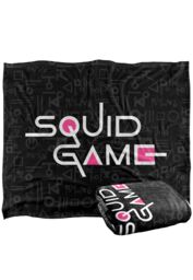Netflix Squid Game Logo Officially Licensed Silky Touch Super Soft Throw Blanket 152 x 127 cm in White - thumbnail 2