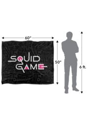 Netflix Squid Game Logo Officially Licensed Silky Touch Super Soft Throw Blanket 152 x 127 cm in White - thumbnail 5