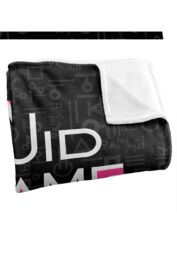 Netflix Squid Game Logo Officially Licensed Silky Touch Super Soft Throw Blanket 152 x 127 cm in White - thumbnail 3