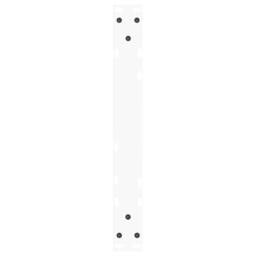 Berkfield Home Dining Table Legs V-Shape 2 pcs White 50x(42-43.3) cm Steel - thumbnail 7