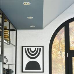 Loops 4 PACK Elegant White & Gold Indoor Ceiling Spotlight - Stylish Homes - thumbnail 6