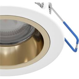 Loops 4 PACK Elegant White & Gold Indoor Ceiling Spotlight - Stylish Homes - thumbnail 5
