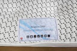 UK Bed Furniture Swansea 2000 Pocket Mattress in White - Size: Single - thumbnail 4