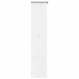 Berkfield Home Bookcase BODO White 80x38x180 cm Solid Wood Pine 5-Tier - Size: 80 x 38 x 180 cm - thumbnail 4