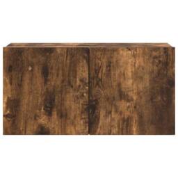 Berkfield Home Classic 4 Piece TV Cabinet Set Smoked Oak Engineered Wood in Brown - thumbnail 6
