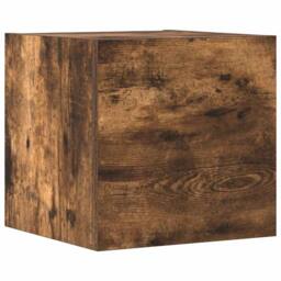 Berkfield Home Classic 4 Piece TV Cabinet Set Smoked Oak Engineered Wood in Brown - thumbnail 7