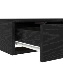 Berkfield Home Bed Drawers Black 90x36, 5x16, 5 cm Engineered Wood - thumbnail 9