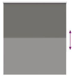 Berkfield Home Roller Blind Blackout Grey 130x175 cm Fabric Width 126.6 cm Polyester - thumbnail 5