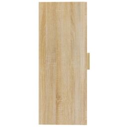 Berkfield Home Hanging Wall Cabinet Sonoma Oak 69.5x34x90 cm in Brown - thumbnail 4