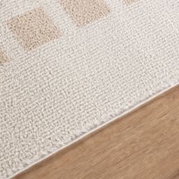 Livabliss Fossay Shag-Washable Beige Brown Green Grey Modern High Pile Rug - Size: 140 cm x 200 cm - thumbnail 3