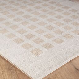 Livabliss Fossay Shag-Washable Beige Brown Green Grey Modern High Pile Rug - Size: 140 cm x 200 cm - thumbnail 6
