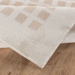 Livabliss Fossay Shag-Washable Beige Brown Green Grey Modern High Pile Rug - Size: 140 cm x 200 cm - thumbnail 4