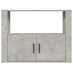 Berkfield Home Sideboard Concrete Grey 80x30x60 cm Engineered Wood - Size: 80 x 30 x 60 cm - thumbnail 6