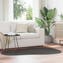 Berkfield Home Rug 'HUARTE' Short Pile Soft & Washable Anthracite 120x170 cm - Size: Medium - thumbnail 1