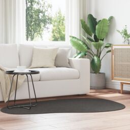 Berkfield Home Rug 'HUARTE' Short Pile Soft & Washable Anthracite 120x170 cm - Size: Medium - thumbnail 4