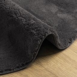 Berkfield Home Rug 'HUARTE' Short Pile Soft & Washable Anthracite 120x170 cm - Size: Medium - thumbnail 8
