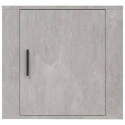 Berkfield Home Elegant Wall-mounted Bedside Cabinets 2 pcs Concrete Grey 50x30x47 cm - Size: 50 x 30 x 47 cm - thumbnail 6