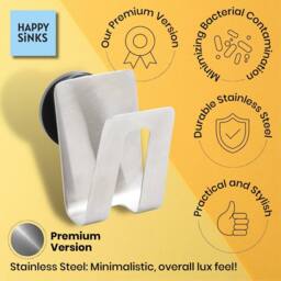 Happysinks Magnetic Sponge Holder - Steel in Natural - thumbnail 4