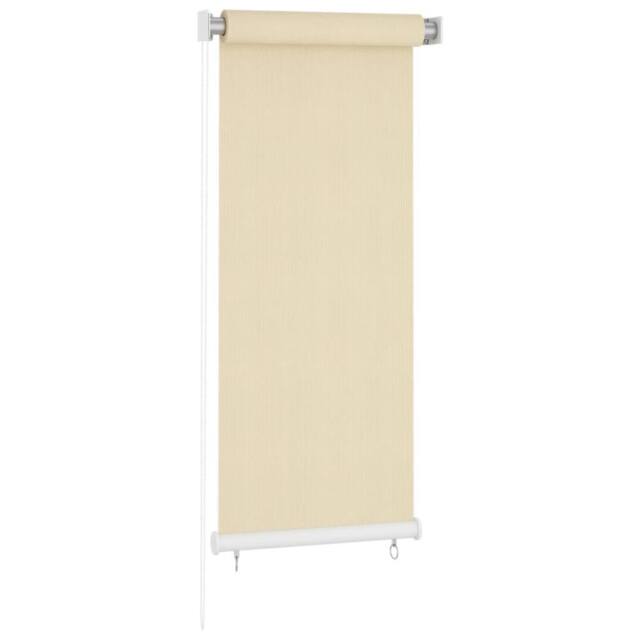 Berkfield Home Outdoor Roller Blind Cream 60x140 cm HDPE - image 1