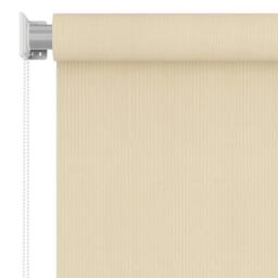 Berkfield Home Outdoor Roller Blind Cream 60x140 cm HDPE - thumbnail 5