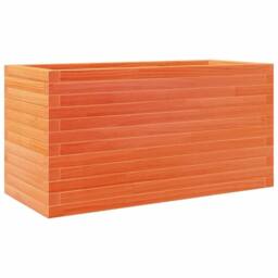 Berkfield Home Garden Planter Wax Brown 90x40x45.5 cm Solid Wood Pine