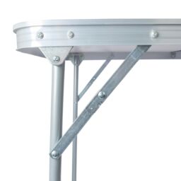 Harbour Housewares Folding Metal Camping Table - 80cm x 60cm in White - Size: 80 cm x 60 cm - thumbnail 5