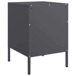 Berkfield Home Durable Bedside Cabinets 2 pcs Anthracite 36x39x50.5 cm Steel in Dark Grey - thumbnail 8