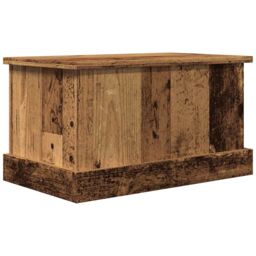 Berkfield Home Storage Box Old Wood 30x50x28 cm Engineered Wood in Brown - Size: 30 x 50 x 28 cm - thumbnail 2