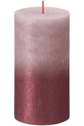 KDMD Rose Red Bolsius Rustic Metallic Candle 130 x 68mm - thumbnail 1