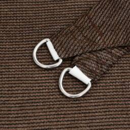 Berkfield Home Sunshade Sail 160 g/m¬≤ Brown 5x6 m HDPE - thumbnail 5