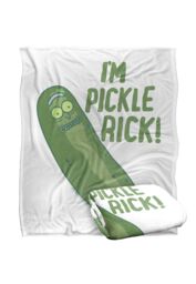 Warner Brothers Rick & Morty Officially Licensed Silky Touch Super Soft Throw Blanket 152 x 127 cm in White - thumbnail 2