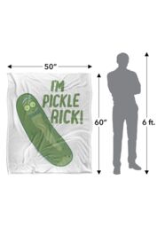 Warner Brothers Rick & Morty Officially Licensed Silky Touch Super Soft Throw Blanket 152 x 127 cm in White - thumbnail 5