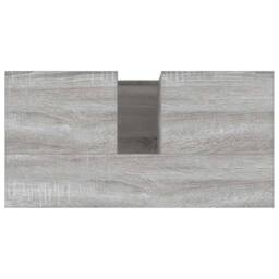 Berkfield Home Durable Bathroom Cabinet Grey Sonoma 65x33x60 cm Engineered Wood - Size: 65 x 33 x 60 cm - thumbnail 9