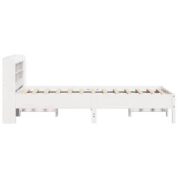 Berkfield Home Bed Frame without Mattress White 90x200 cm Solid Wood Pine - thumbnail 5