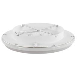 Wyld and Coco 64cm LED Flush Mount Ring Light Gold Gloss Steel Opal Acrylic Shade in White - thumbnail 5