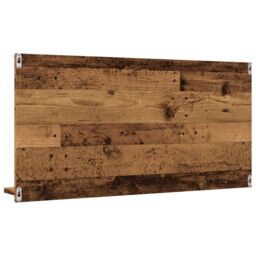 Berkfield Home Bathroom Mirror Cabinet Old Wood 90x11x45 cm Engineered Wood in Brown - Size: 90 x 11 x 45 cm - thumbnail 6