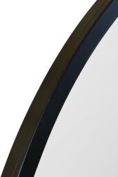 "MirrorOutlet Black Metal Framed Arched Wall Mirror 49"" X 35"" (125CM X 90CM) - Size: 1 Pack" - thumbnail 5