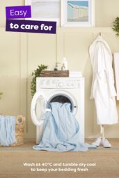 Slumberdown Cool Sleep Ultra Cool Nylon Summer Duvet / Blanket in Blue - Size: Double - thumbnail 7